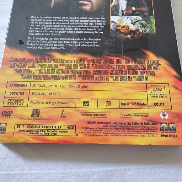 New Bad Boys 2 DVD Movie Martin Lawrence & Will Smith Action Comedy 1995 - Picture 6 of 8